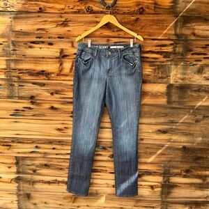 DKNY | Soho Skinny Rhinestone Y2K Blue Skinny Jeans 10